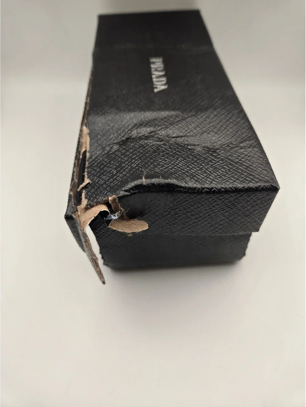 Prada SPR17WS Black Rectangle Sunglasses 49mm – Authentic
